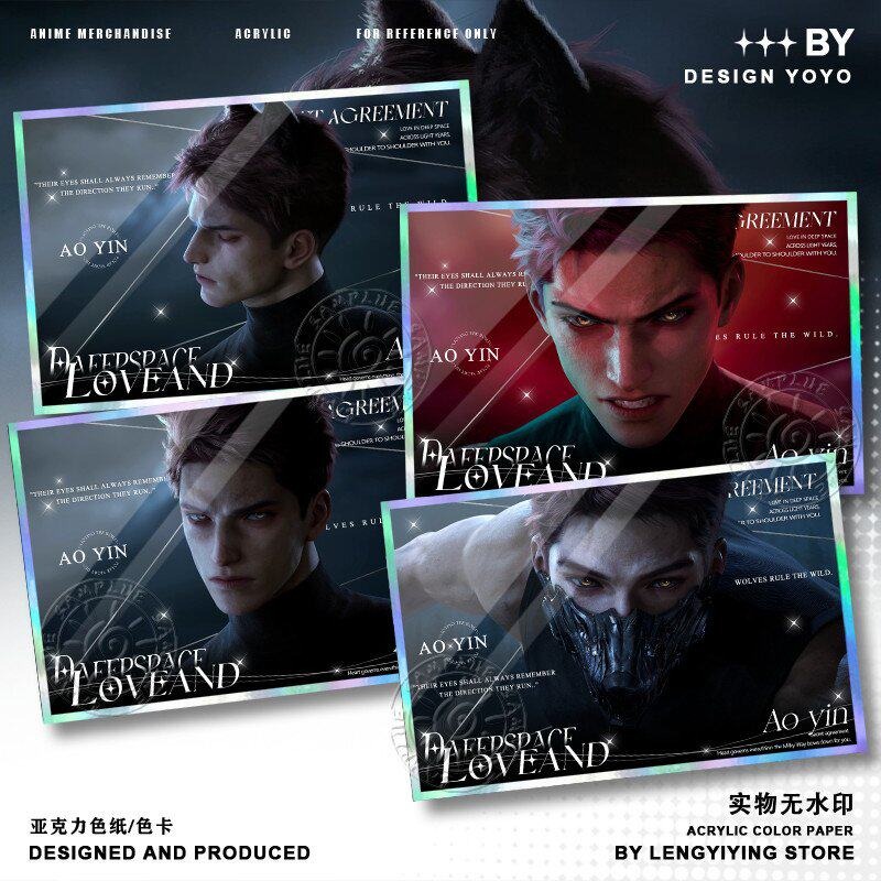 Anime Merchandise China - Валько ‌ Акриловая цветная карточка Double