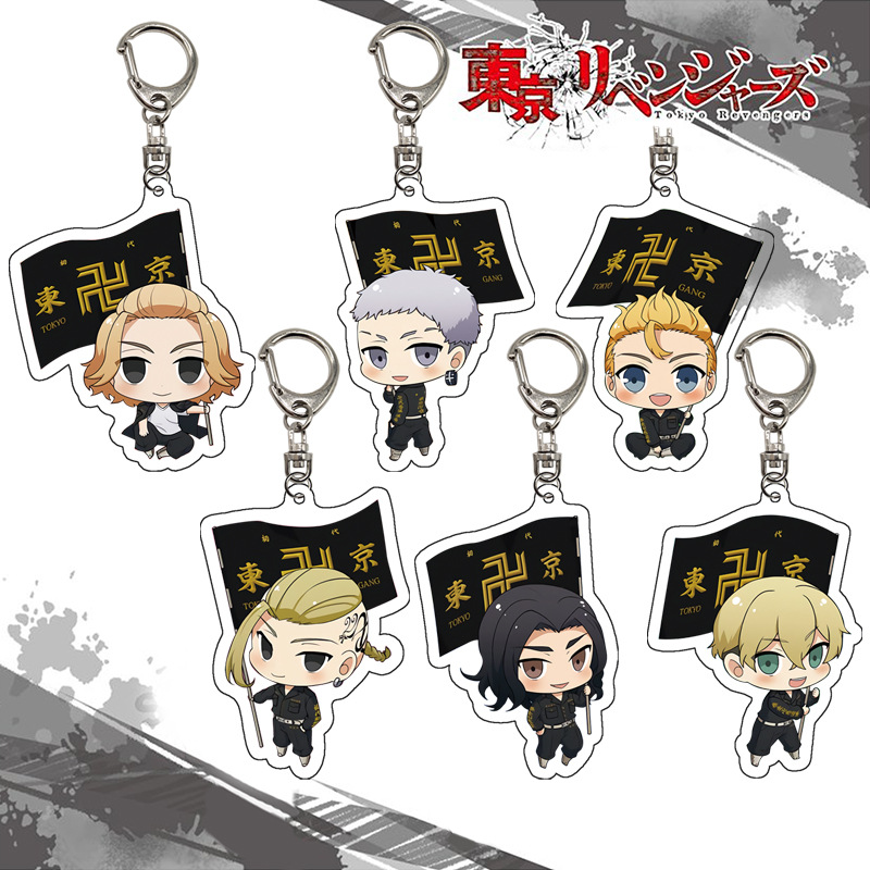 Anime Merchandise In Tokyo - Брелок Tokyo Revengers: акриловая фигурка Ханагаки