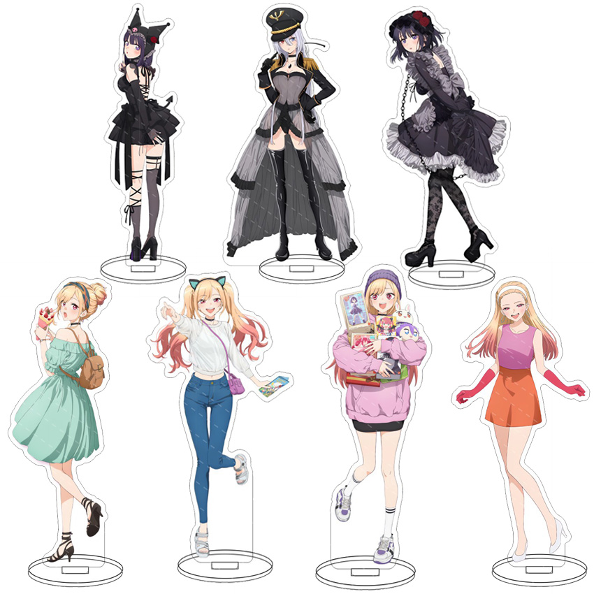 Anime Character Merchandise - Акриловая подставка 16 см с аниме-персонажами