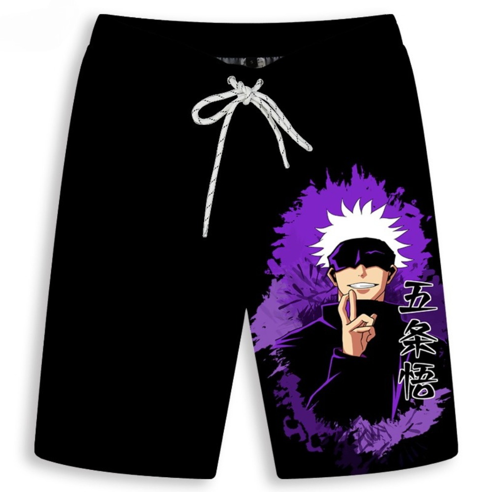 Anime Merchandise Shop - Мужские шорты с принтом Gojo Satoru,
