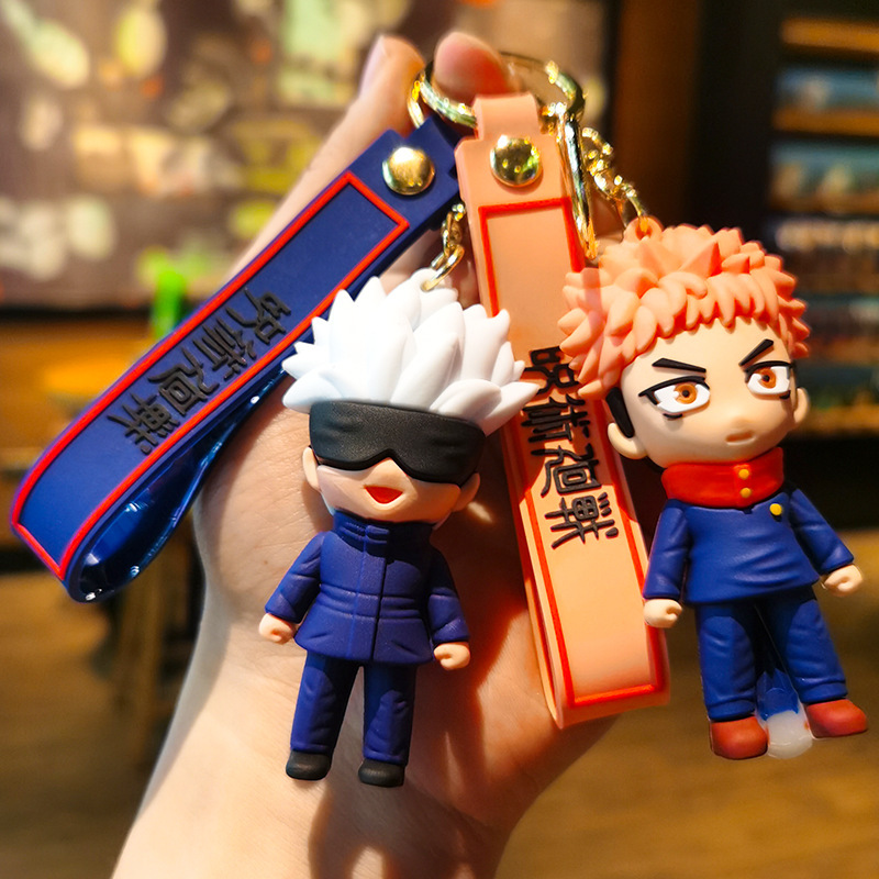 Gojo Anime Merchandise - Аниме-фигурка-брелок «Проклятие и битва»: Годжо Сатору,