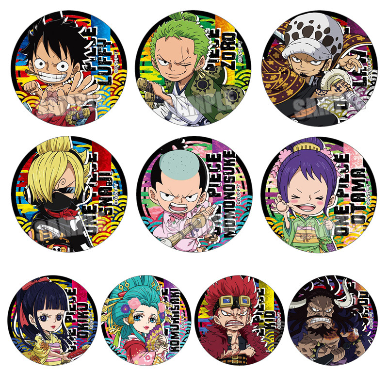 Anime Merchandise For Kids - Цельный значок аниме версии Q, Луффи