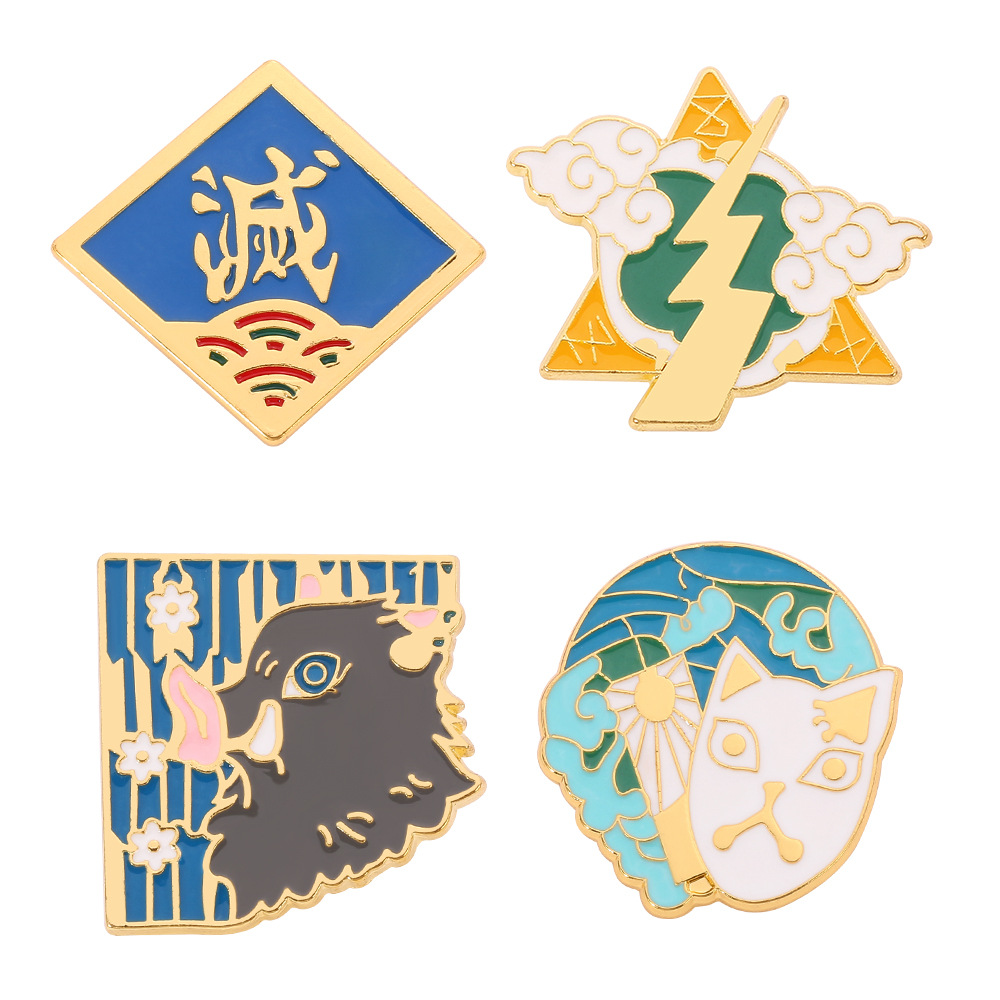 Anime Merchandise Logo - 1 шт. аниме-значок с милым мультяшным