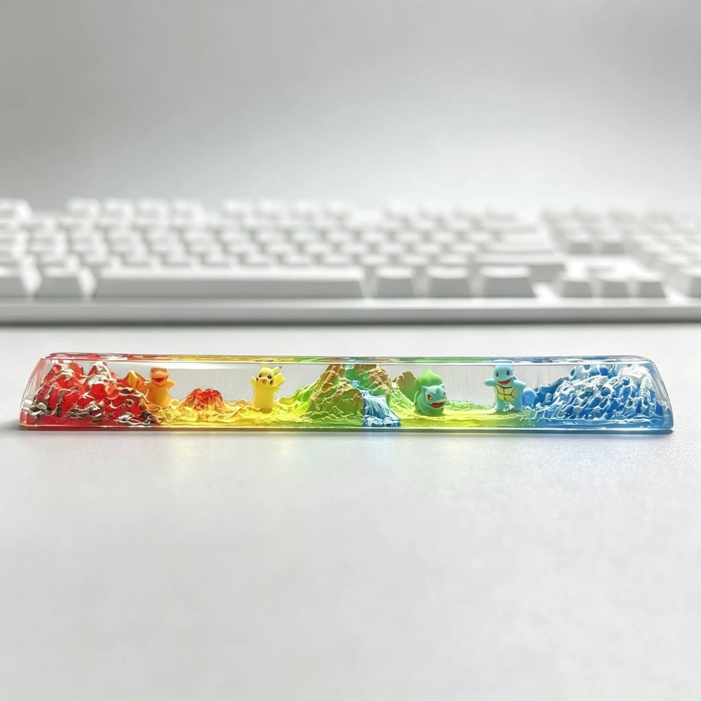 Keycap Artisan Anime - Трехмерная клавиша-пробел из смолы с изображением
