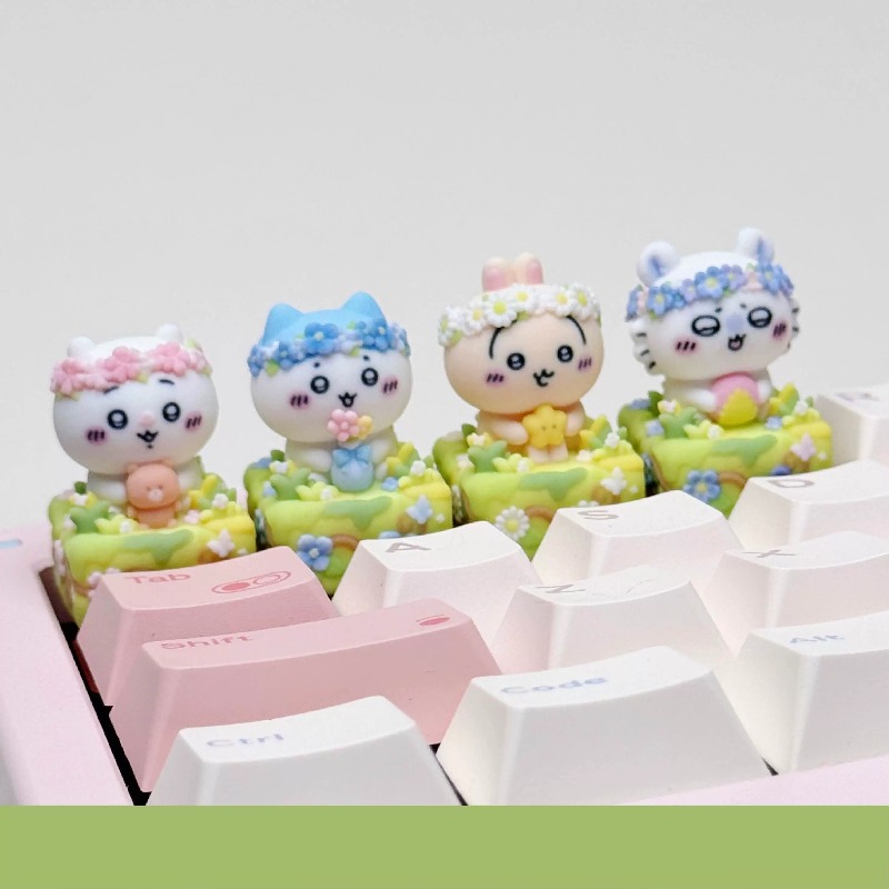 Keycap Artisan Anime - Кейкап Chiikawa Hachiware Usagi Kawaii в