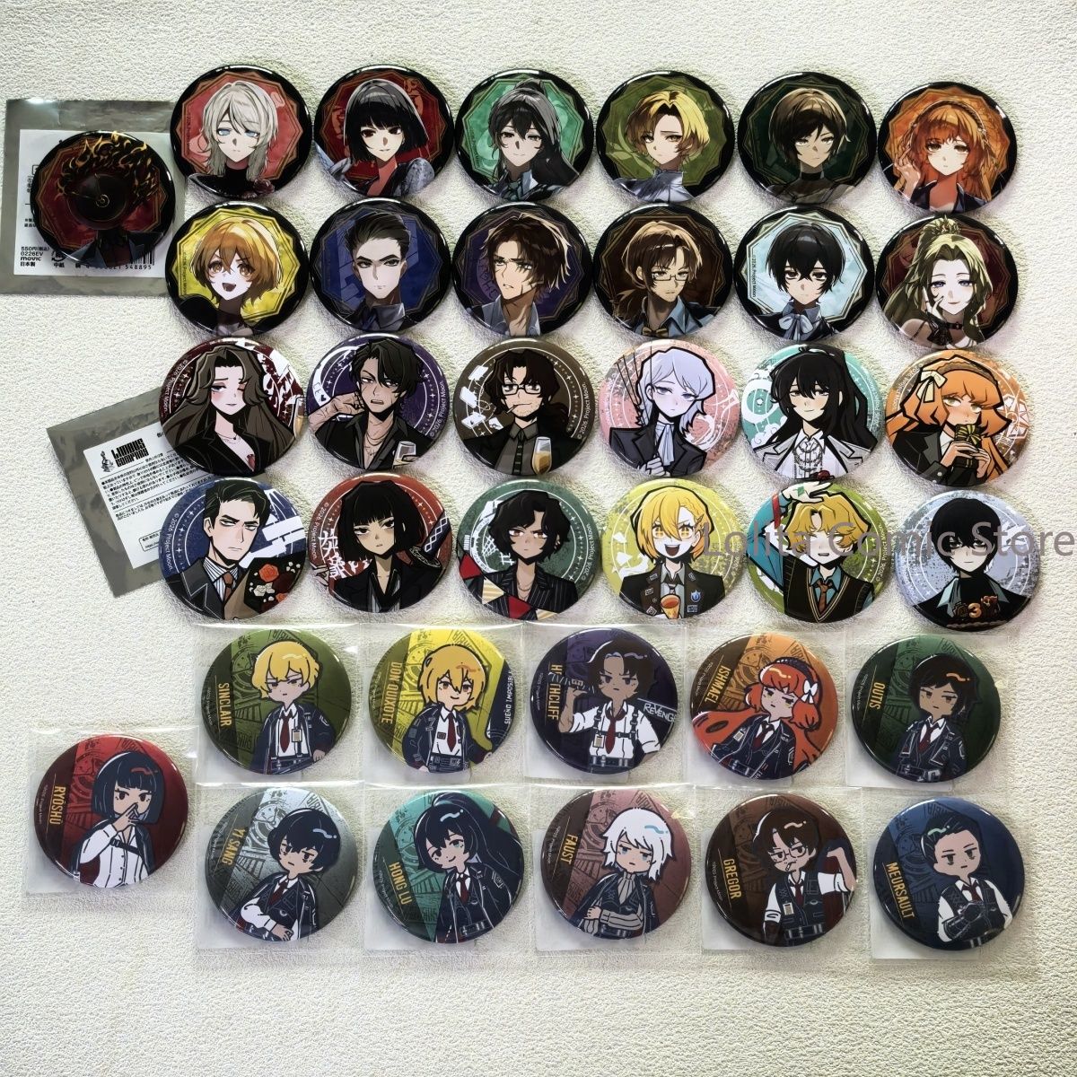 Anime Merchandise In Japanese - Официальные японские товары Limbus Company: значок-брошь