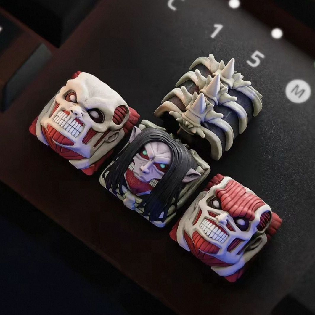 Keycap Artisan Anime - НОВЫЙ набор колпачков для клавиш Attack
