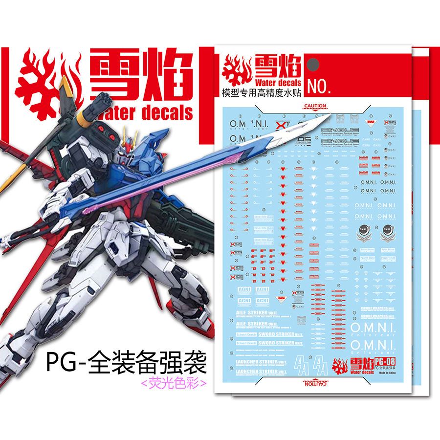 Флуоресцентные водные наклейки – обзор и цена Bandai Gundam Hg