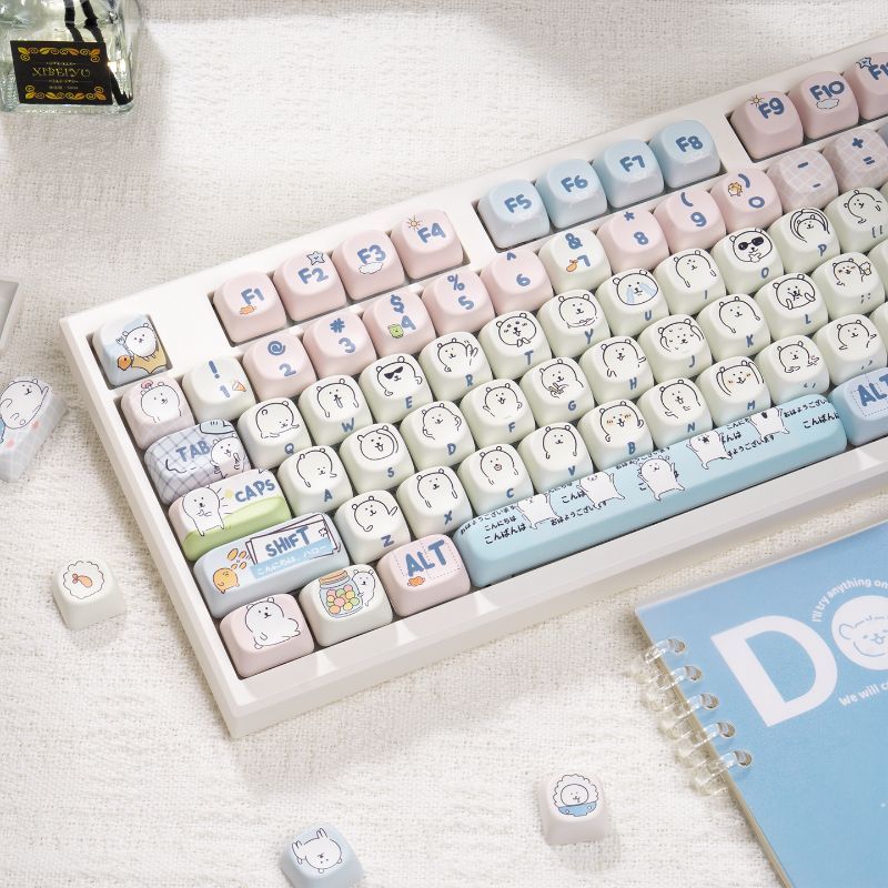 Милые девчачьи PBT кейкапы MOA – обзор и цена Keycap Artisan Anime