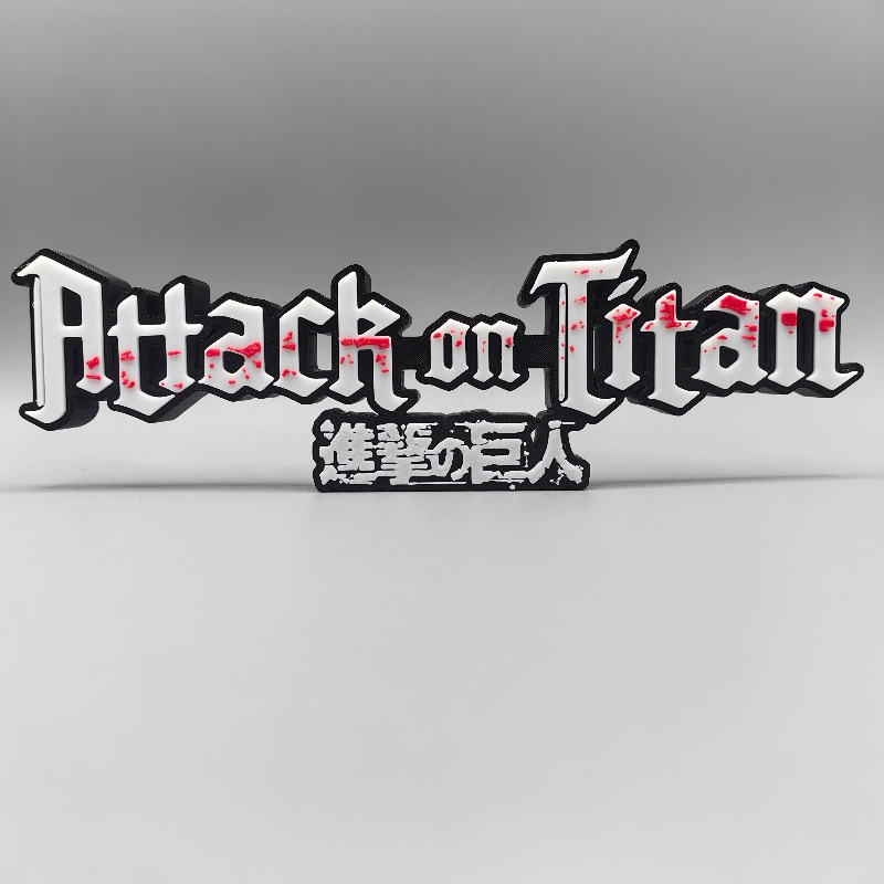 Аниме-мерч «Атака Титанов»: 3D – обзор и цена Anime Merchandise Logo