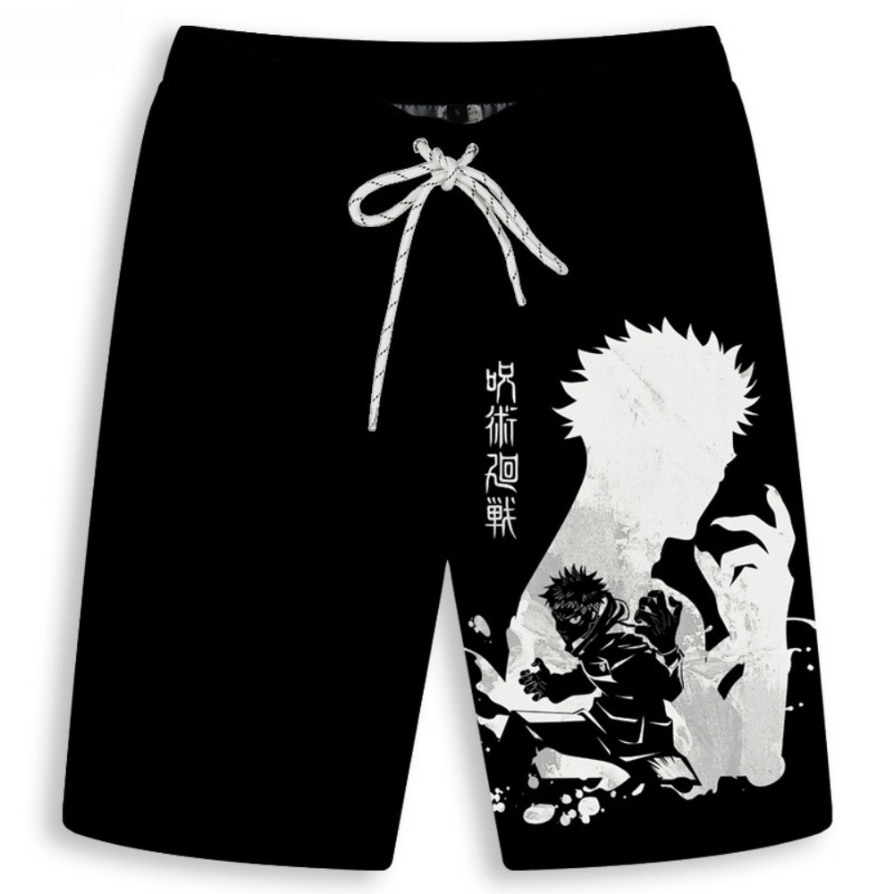 Мужские шорты с принтом Gojo S – обзор и цена Anime Merchandise Shop