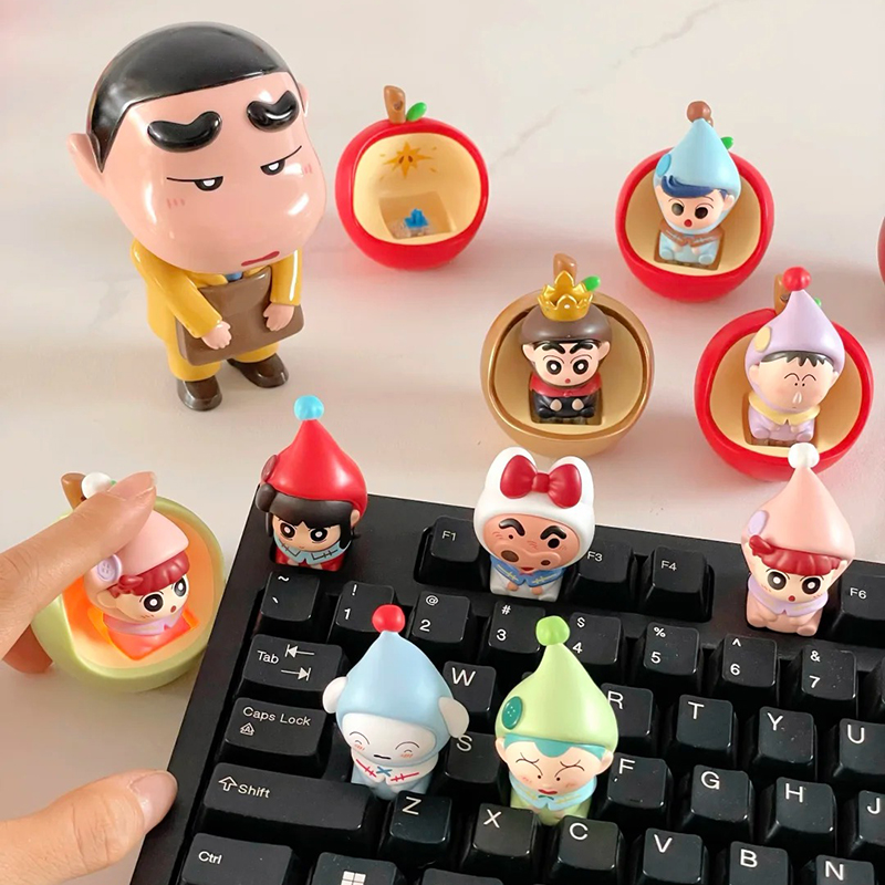 Оригинальные кейкапы Crayon Sh – обзор и цена Keycap Artisan Anime