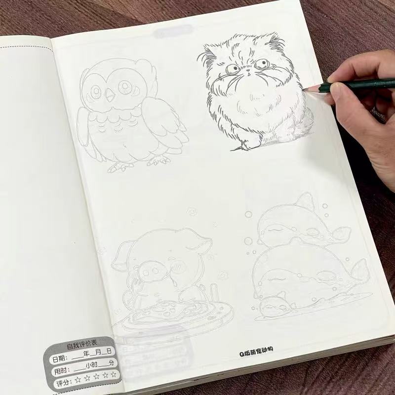 Книга для рисования и обводки  – обзор и цена Art Book Illustration