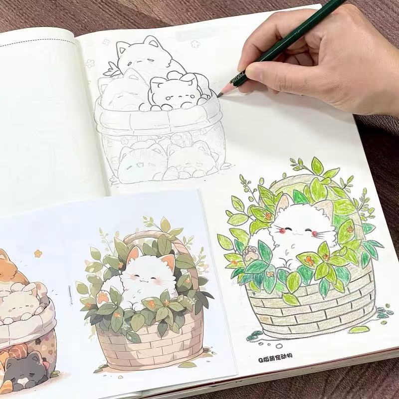 Книга для рисования и обводки  – обзор и цена Art Book Illustration