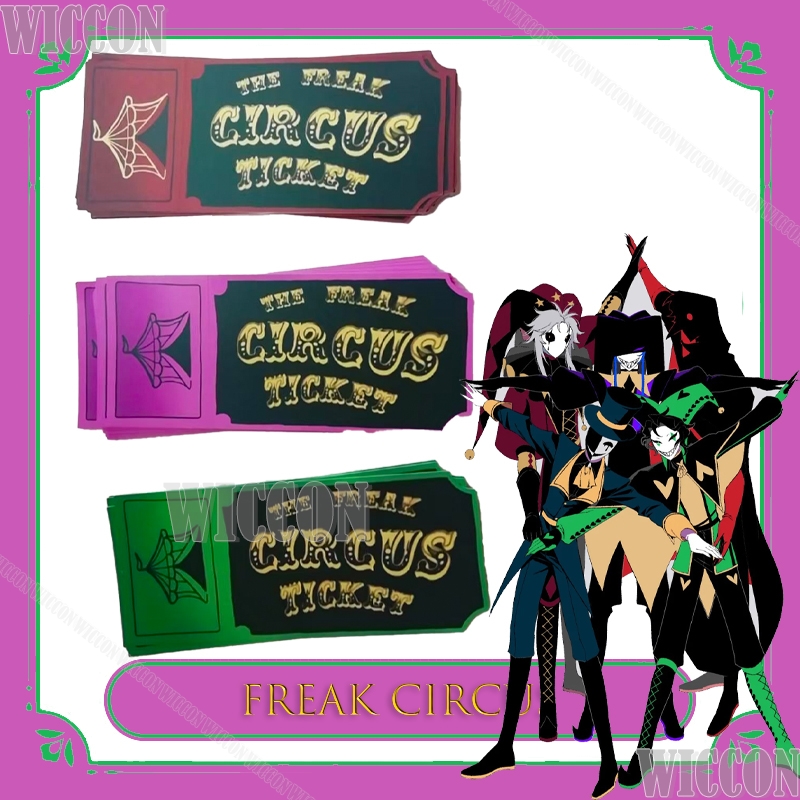 Цирковая билетная карта Freak  – обзор и цена Anime Merchandise In Japanese
