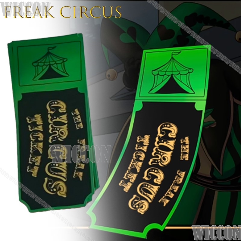 Цирковая билетная карта Freak  – обзор и цена Anime Merchandise In Japanese