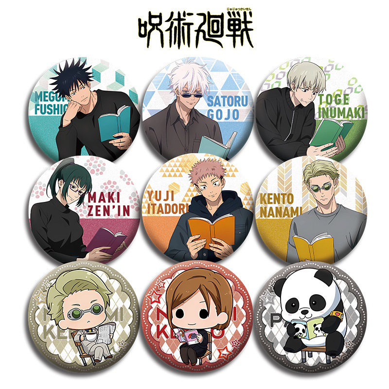 Набор значков по аниме Jujutsu – обзор и цена Gojo Anime Merchandise