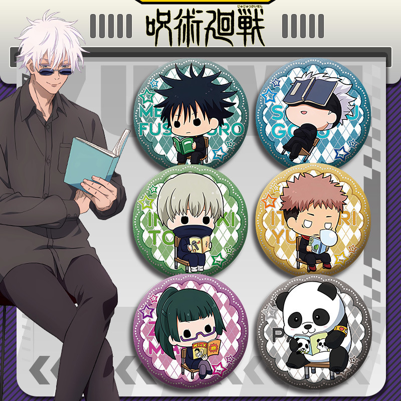 Набор значков по аниме Jujutsu – обзор и цена Gojo Anime Merchandise