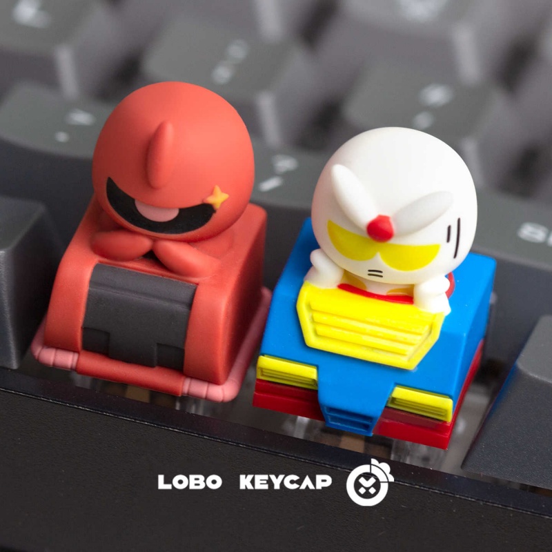 Кастомный полупрозрачный кейка – обзор и цена Keycap Artisan Anime